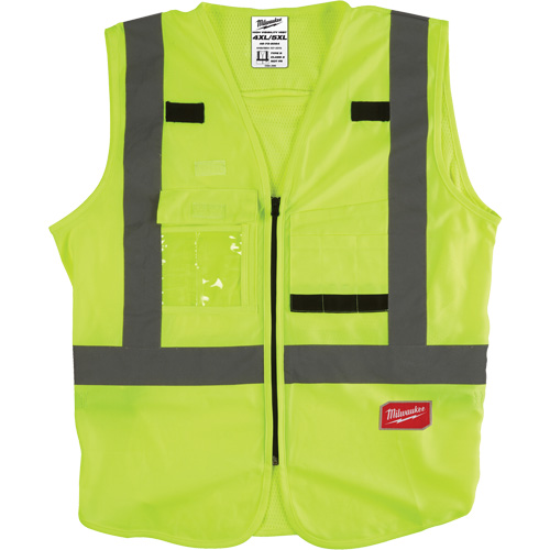 Veste de s&eacute;curit&eacute;, Jaune lime haute visibilit&eacute;, Moyen/Petit Nuna Depot Inc.