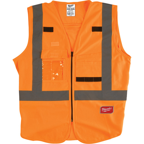 Veste de s&eacute;curit&eacute;, Orange haute visibilit&eacute;, 4T-Grand/5T-Grand Nuna Depot Inc.