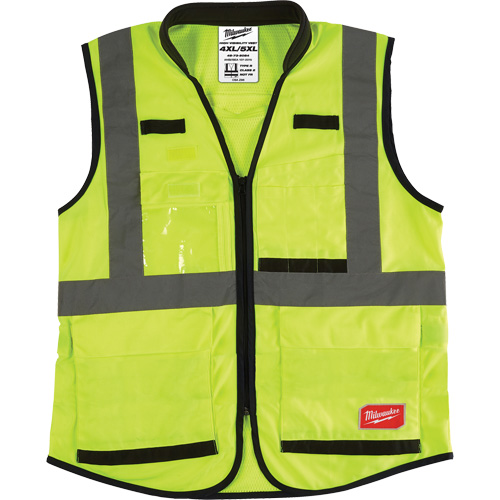 Veste de s&eacute;curit&eacute; haute performance, Jaune lime haute visibilit&eacute;, Grand/T-Grand Nuna Depot Inc.