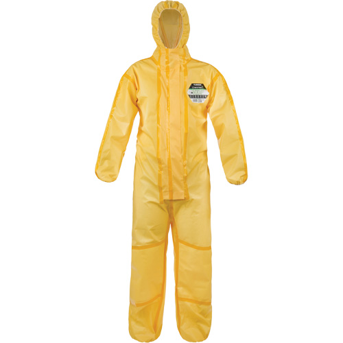 ChemMax&reg; 1 Coveralls, Polyethylene/Polypropylene, Small, Yellow Nuna Depot Inc.