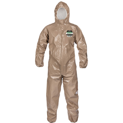 Coveralls, ChemMax 4 Plus, Large, Brown Nuna Depot Inc.
