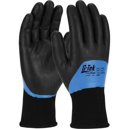 G-Tek&reg; PolyKor&reg; Insulated Cut-Resistant Glove, Small, 15 Gauge, Nitrile Coated, ANSI/ISEA 105 Level 4 Nuna Depot Inc.