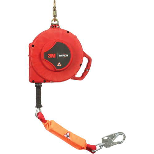 Rebel Self Retracting Lifeline, 50', Galvanized Steel, Swivel Nuna Depot Inc.