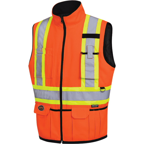 6688 Reversible Vest, High Visibility Orange, 2X-Large, Polyester Nuna Depot Inc.