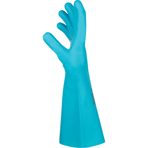Flextril Chemical Gloves, Size 7, 12.5" L, Nitrile, Nylon Inner Lining Nuna Depot Inc.