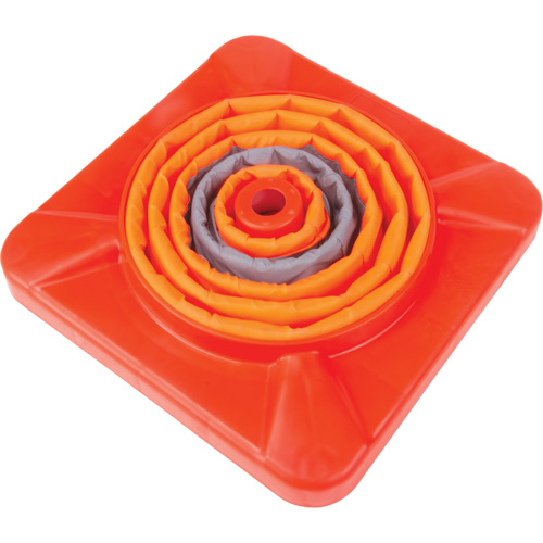 Collapsible Traffic Cone, 18" H, Orange Nuna Depot Inc.