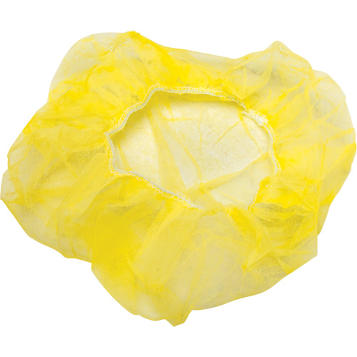 Bonnets bouffants, Polypropyl&egrave;ne, 21", Jaune Nuna Depot Inc.