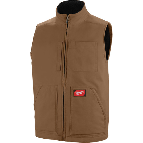 Heavy-Duty Sherpa-Lined Vest, Men's, Small, Brown Nuna Depot Inc.