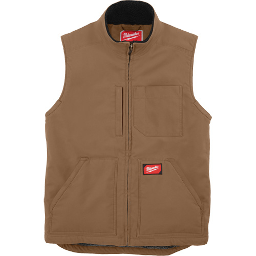 Heavy-Duty Sherpa-Lined Vest, Men's, Small, Brown Nuna Depot Inc.