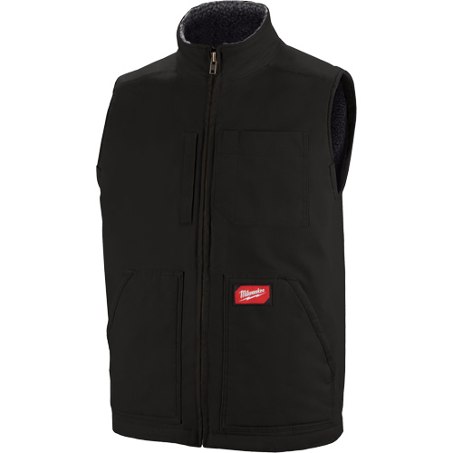Heavy-Duty Sherpa-Lined Vest, Men's, Small, Black Nuna Depot Inc.
