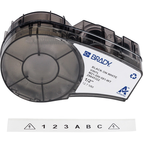 Repositionable Multi-Purpose Labels with Ribbon, Black Nuna Depot Inc.