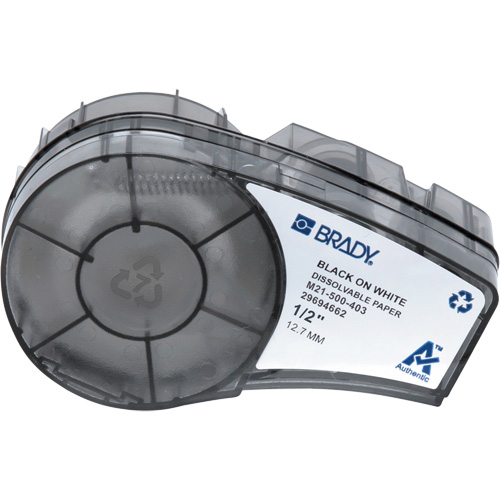 Water Soluble Labels with Ribbon, Black Nuna Depot Inc.