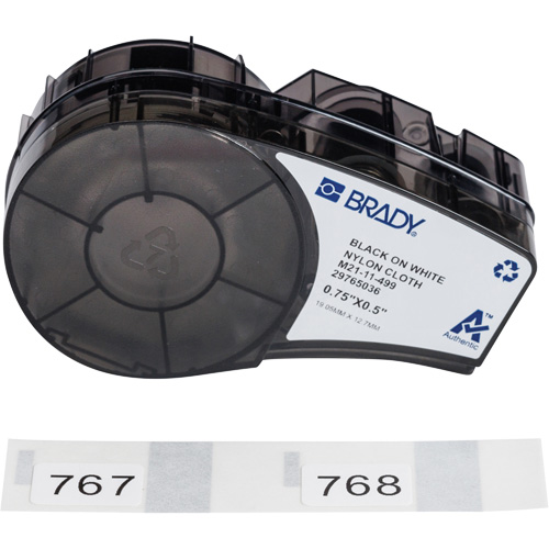 Aggressive Adhesive Multi-Purpose Labels with Ribbon, Black Nuna Depot Inc.