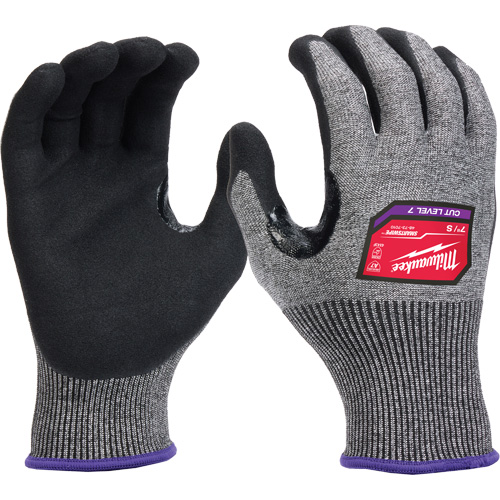 High-Dexterity Dipped Gloves, Size Small, 18 Gauge, Nitrile Coated, Nylon/Polyethylene/Tungsten Shell, ASTM ANSI Level A7/EN 388 Level 4 Nuna Depot Inc.