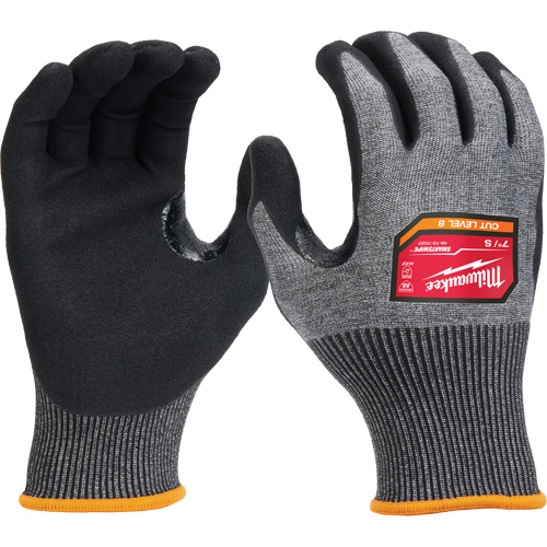 Gants enduits par trempage &agrave; dext&eacute;rit&eacute; &eacute;lev&eacute;e, Taille Petit, Calibre 18, Rev&ecirc;tement Nitrile, Enveloppe en Nylon/Poly&eacute;thyl&egrave;ne/Tungst&egrave;ne, ASTM ANSI niveau A8/EN 388 niveau F Nuna Depot Inc.