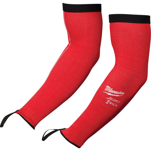 Manches de protection, Poly&eacute;thyl&egrave;ne, 16", ANSI/ISEA 105 niveau 3/EN 388 niveau 3/EN 388 niveau C, Rouge Nuna Depot Inc.