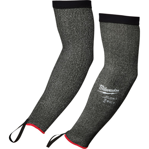 Manches de protection, Poly&eacute;thyl&egrave;ne, 16", ANSI/ISEA 105 niveau 5/EN 388 niveau E, Gris Nuna Depot Inc.