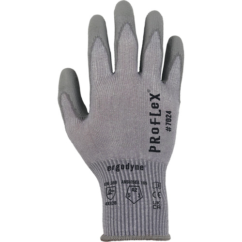 Gants r&eacute;sistant &agrave; la coupe Proflex 7024, Taille Petit, Calibre 13, Rev&ecirc;tement Polyur&eacute;thane, Enveloppe en Polyester/PEHP/Spandex, ASTM ANSI niveau A2/EN 388 niveau B Nuna Depot Inc.