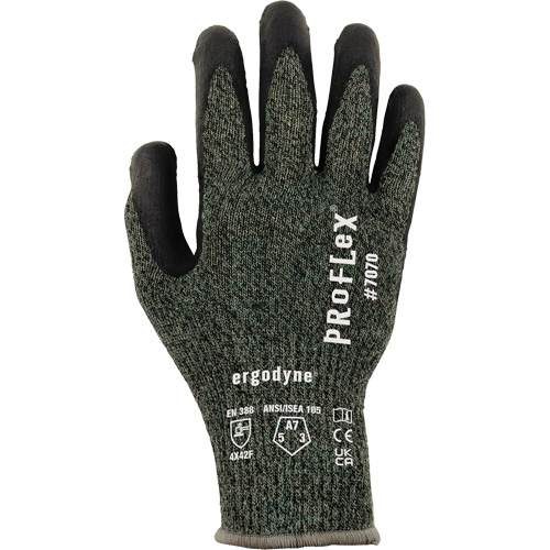 Gants enduit de nitrile r&eacute;sistant &agrave; la coupe ProFlex 7070, Taille Petit, Calibre 13, Rev&ecirc;tement Nitrile, Enveloppe en Aramide, ASTM ANSI niveau A7/EN 388 niveau F Nuna Depot Inc.