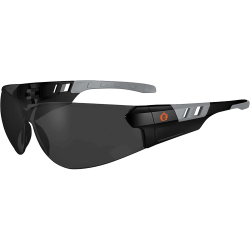 Lunettes de s&eacute;curit&eacute; sans monture Skullerz SAGA, Lentille Fum&eacute;e, Antibu&eacute;e/Anti-&eacute;gratignures, ANSI Z87+/R&eacute;pond ou surpasse la norme CSA Z94.3 Nuna Depot Inc.