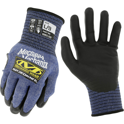 Speedknit S2EC03 Cut-Resistant Gloves, Size Small/7, 18 Gauge, Urethane Coated, HPPE/Tungsten Shell, ASTM ANSI Level A7/EN 388 Level F Nuna Depot Inc.