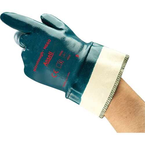 Gants Nitrotough N660, 9, R&ecirc;vetement Nitrile, Enveloppe en Coton Nuna Depot Inc.
