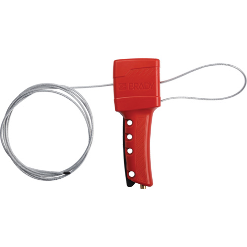 Verrou de c&acirc;ble tout usage enduit de PVC, Longueur de 8' Nuna Depot Inc.
