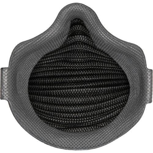 Masques jetables AirWave de la s&eacute;rie M noirs avec SmartStrap et bride compl&egrave;te en mousse, N95, Certifi&eacute; NIOSH, Petit Nuna Depot Inc.