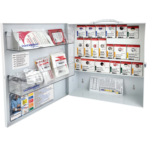 SmartCompliance&reg; First Aid Cabinet, Meets CSA Z1220-17 Type 2 Low-Risk Environment, Small (2-25 Workers) Nuna Depot Inc.