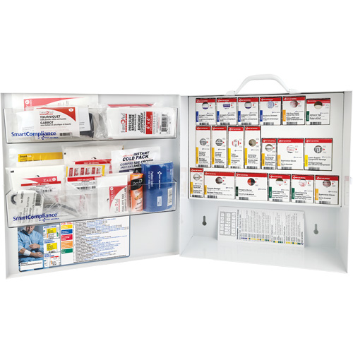 SmartCompliance&reg; First Aid Cabinet, Meets CSA Z1220-17 Type 3 High-Risk Environment, Small (2-25 Workers) Nuna Depot Inc.