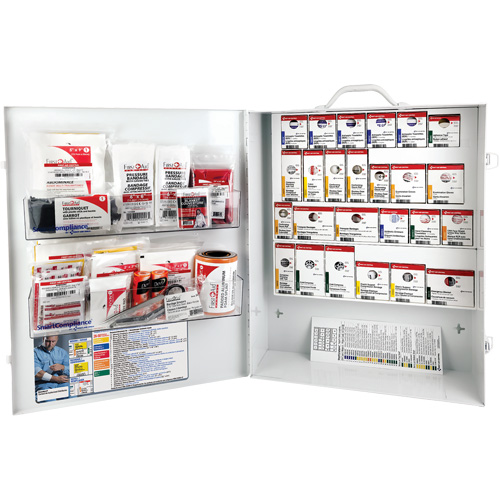 SmartCompliance&reg;  First Aid Cabinet, Meets CSA Z1220-17 Type 3 High-Risk Environment, Medium (26-50 Workers) Nuna Depot Inc.