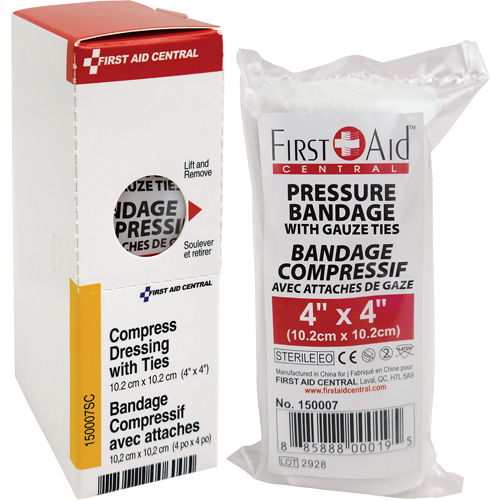 Recharge de bandages compressifs avec attaches SmartCompliance, 4" lo x 4" la Nuna Depot Inc.