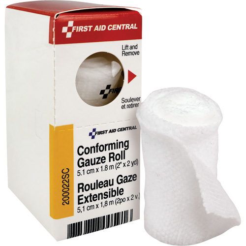 Recharge de bandage en gaze &eacute;tirable et conforme SmartCompliance, Rouleau, 6' lo x 2" la, St&eacute;rile, Dispositif m&eacute;dical Classe 1 Nuna Depot Inc.