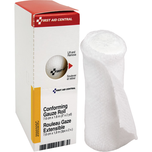 Recharge de bandage en gaze &eacute;tirable et conforme SmartCompliance, Rouleau, 6' lo x 3" la, St&eacute;rile, Dispositif m&eacute;dical Classe 1 Nuna Depot Inc.