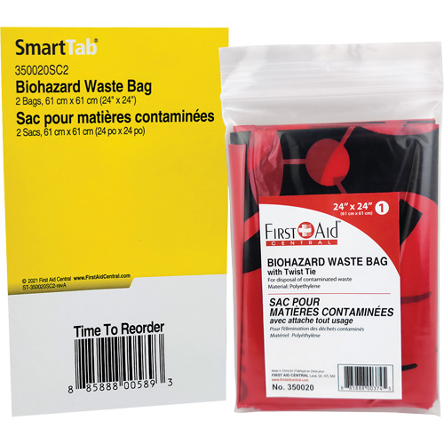 Recharge de sacs &agrave; d&eacute;chets SmartCompliance, Biorisque, 24" lo x 24" la Nuna Depot Inc.