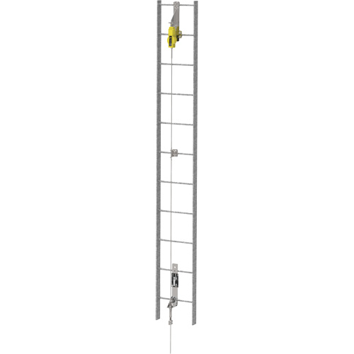 Ensemble de c&acirc;bles de s&eacute;curit&eacute; pour &eacute;chelle verticale Latchways, Acier inoxydable Nuna Depot Inc.
