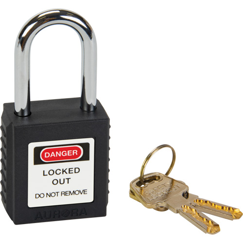 Lock for Lockouts, Safety Padlock, Keyed Different, Thermoplastic, 1-1/2" Width Nuna Depot Inc.