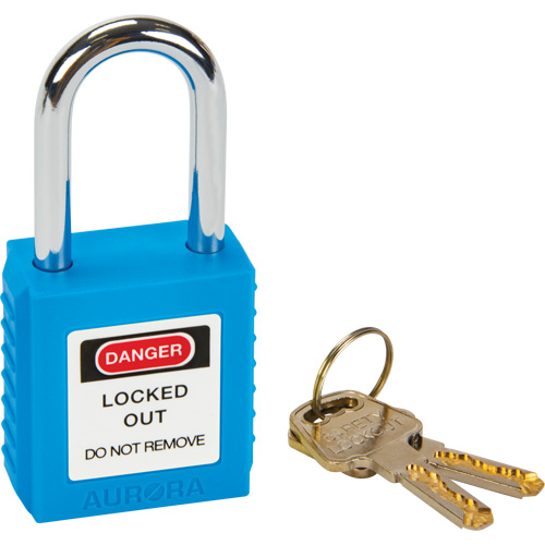 Lock for Lockouts, Safety Padlock, Keyed Different, Thermoplastic, 1-1/2" Width Nuna Depot Inc.