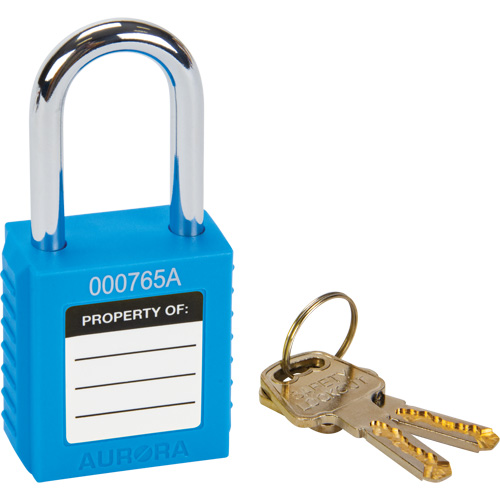 Lock for Lockouts, Safety Padlock, Keyed Different, Thermoplastic, 1-1/2" Width Nuna Depot Inc.