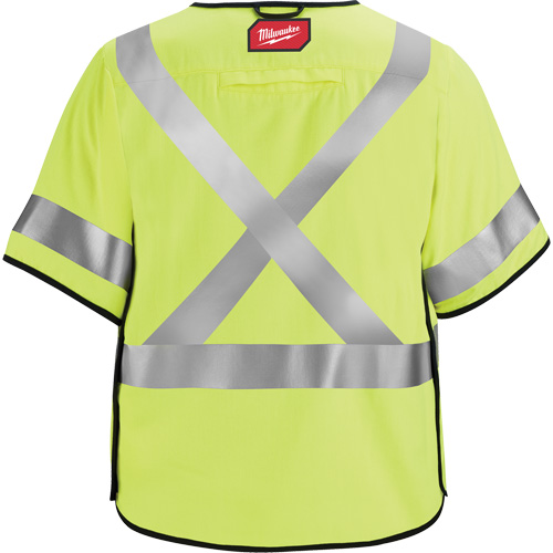 Gilet de s&eacute;curit&eacute; &agrave; maille d&eacute;tachable, Noir/Jaune lime haute visibilit&eacute;, Moyen/Petit Nuna Depot Inc.