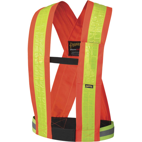 5593 Safety Sash, High Visibility Orange, Yellow Reflective Colour, One Size Nuna Depot Inc.