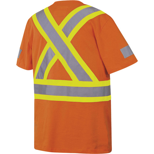 6978 Safety T-Shirt, Cotton, Large, Orange Nuna Depot Inc.