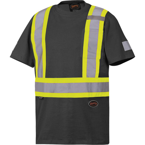 6976 Safety T-Shirt, Cotton, Small, Black Nuna Depot Inc.