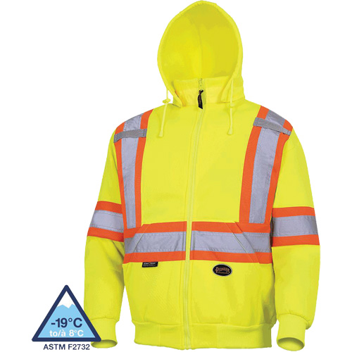 6925 Hoodie, X-Small, High Visibility Yellow Nuna Depot Inc.