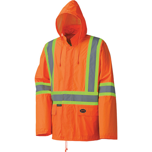 5598 Combinaison de pluie imperm&eacute;able et l&eacute;g&egrave;re, Polyester/PVC, Petit, Orange haute visibilit&eacute; Nuna Depot Inc.