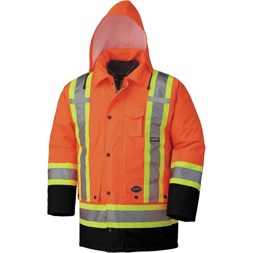 5020BB Waterproof 7-in-1 Safety Parka, High Visibility Orange, 2X-Large Nuna Depot Inc.
