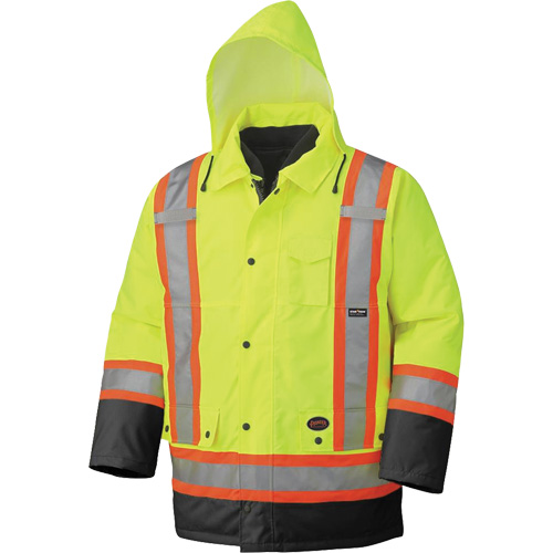 5021BB Waterproof 7-in-1 Parka, High Visibility Lime-Yellow, X-Small Nuna Depot Inc.