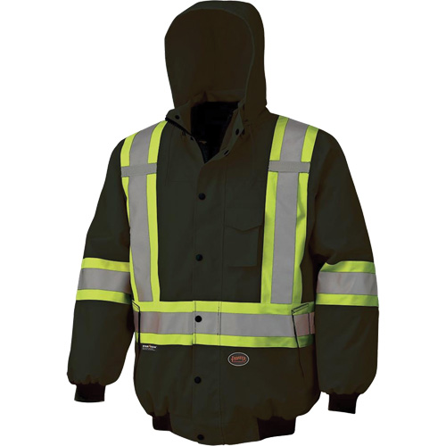 5026 Veste aviateur imperm&eacute;able 7 en 1, Polyester, Noir, T-petit Nuna Depot Inc.
