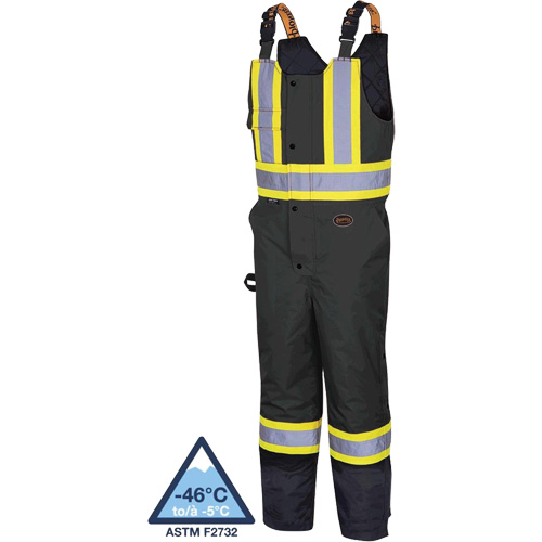 5042 Waterproof Quilted Bib Pants, Polyester, Small, Black Nuna Depot Inc.