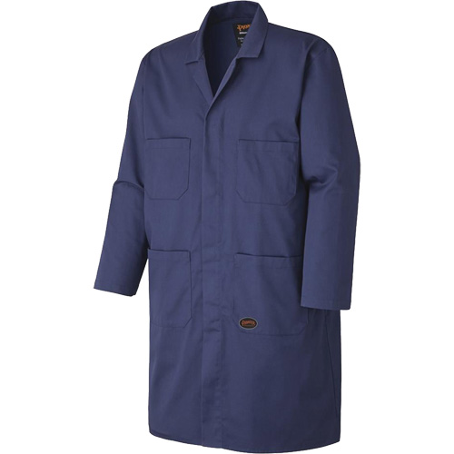 512 Shop Coat, Poly-Cotton, Small, Navy Blue Nuna Depot Inc.